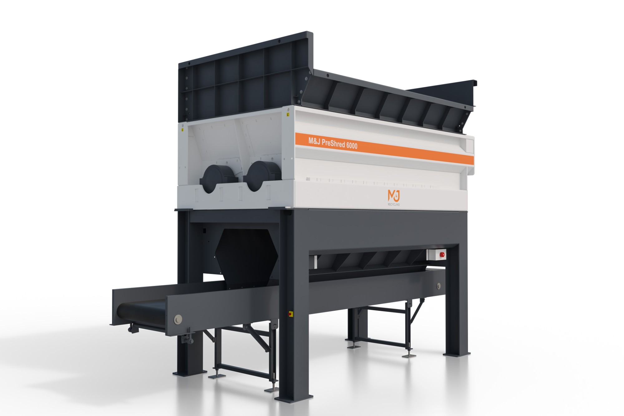 Máy nghiền, hủy rác cố định cho mọi nhu cầu xử lý chất thải M&J PreShred 2000S