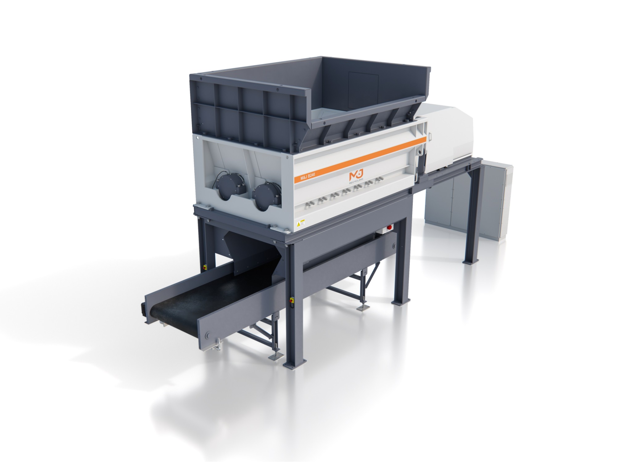 Máy nghiền, phân hủy rác thải công nghiệp M&J B240