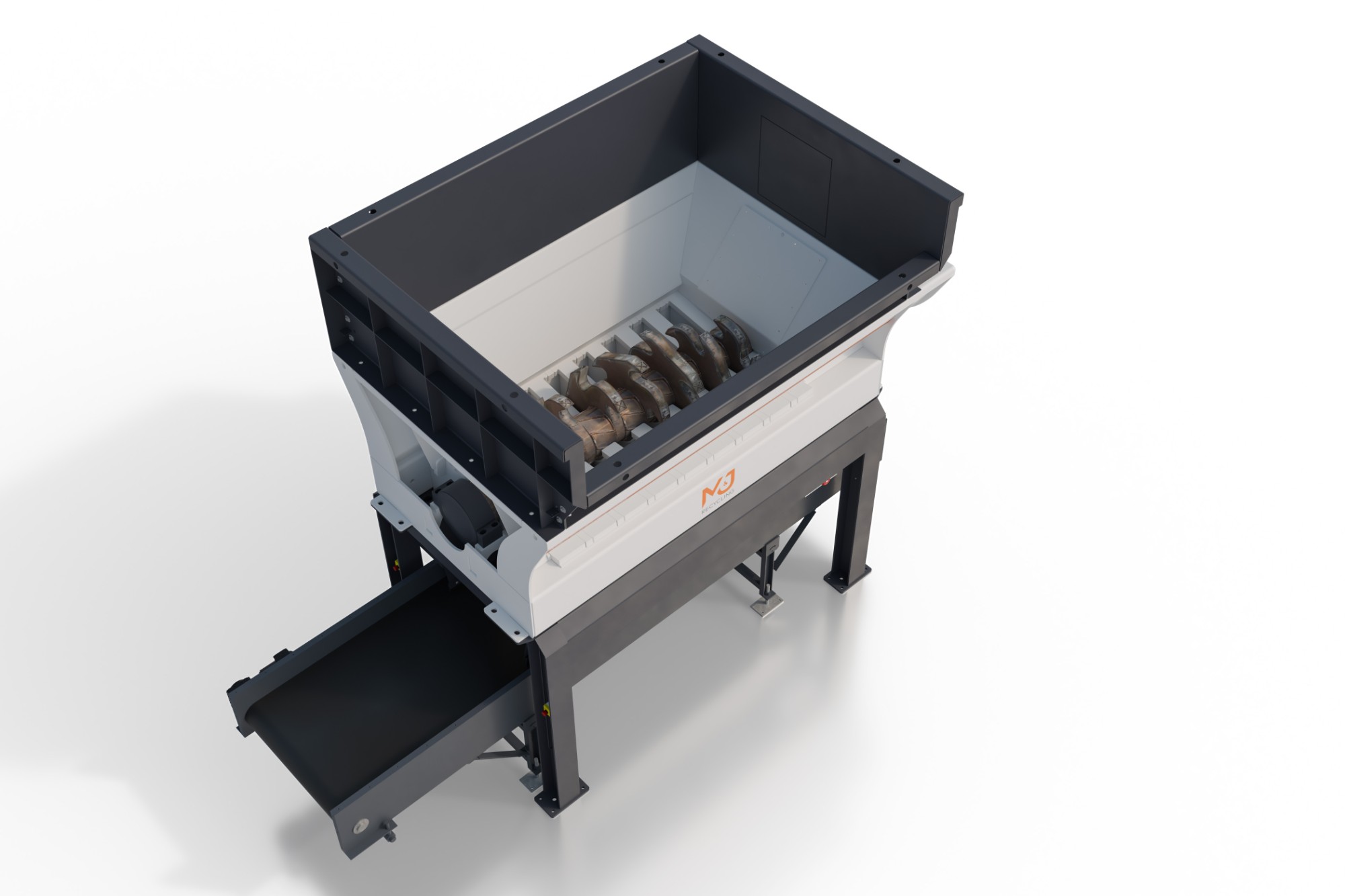 Máy nghiền, hủy rác cố định cho mọi nhu cầu xử lý chất thải M&J PreShred 2000S