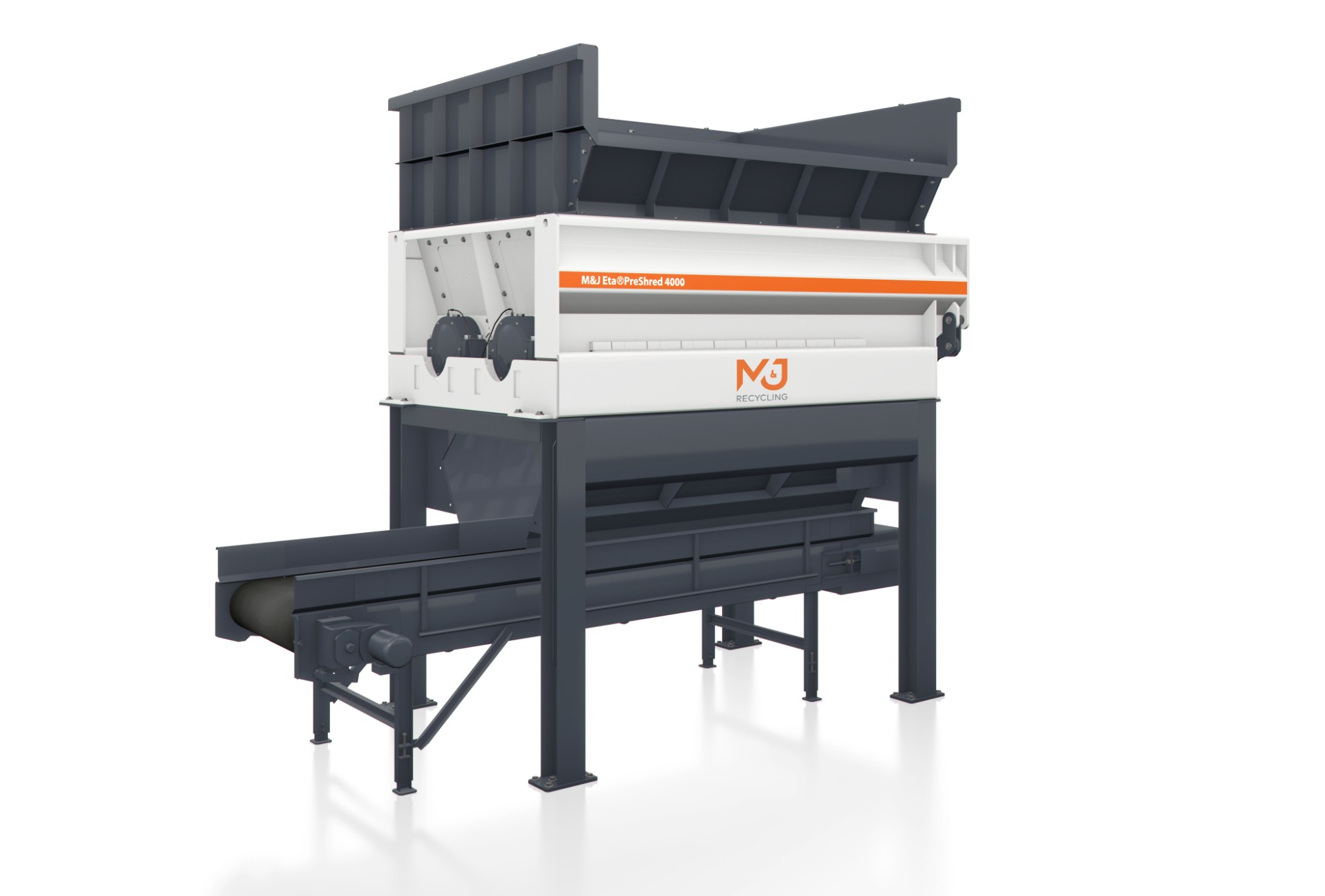 Máy nghiền, hủy rác cố định cho mọi nhu cầu xử lý chất thải M&J PreShred 2000S